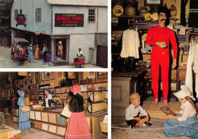 3~Postcards St Augustine, FL Florida OLDEST STORE MUSEUM