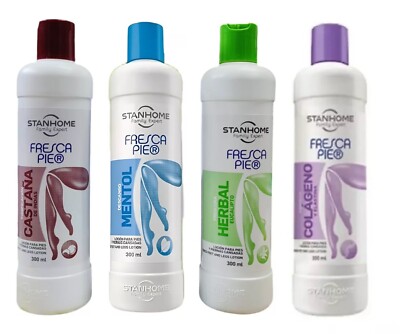 FRESCA PIE IDEAL PARA PIERNAS Y PIES CANSADOS O INFLAMADOS SET 4 PIEZAS SURTIDOS