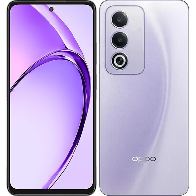 OPPO スマートフォン 本体 パープル Oppo A80 5G Purple 256GB + 8GB Dual-SIM Factory Unlocked GSM NEW