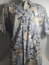 Campia Moda Button Up Shirt Pineapple Print Hawaiian Shirt Size Large L