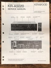 Kenwood KR-A5020 Receiver Service Manual Original 