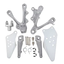 Front Driver Footrest Foot Pegs Bracket Fit For Kawasaki Ninja ZX6R 2009-2018 17