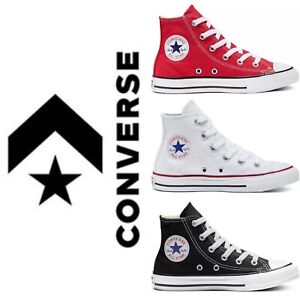 Converse Chuck Taylor All Star Hi Sneaker Bambino/Bambina Vari Colori | eBay