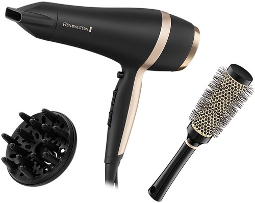Haartrockner Remington D-6940GP Haartrockner Salon Smooth Föhn Geschenk-Set - Bild 2 von 8
