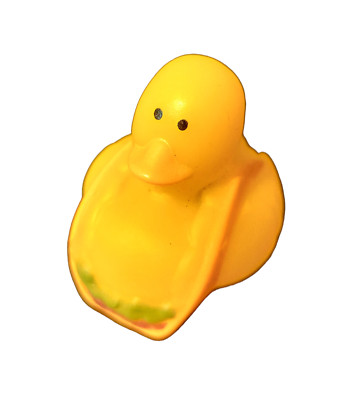 Taco Duck - Bath Toy Duck 2'' Rubber Bath Toy - New