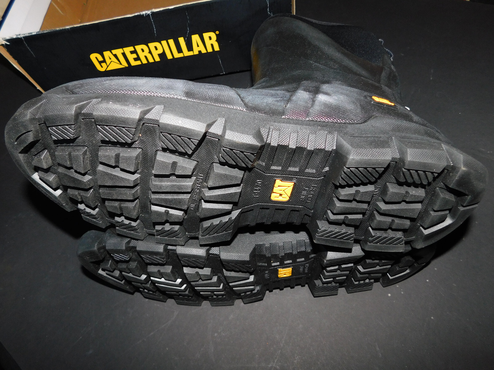Caterpillar Stormers 11" HD Rubber Boots 14M Waterproof Black