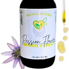 Passion Flower Extract Non-Alcoholic Tincture Natural Herbal Liquid Relax Sleep