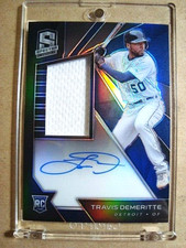 2020 Travis Demeritte Panini Spectra Rookie Autograph Jersey/Patch RC /199 🔥🔥