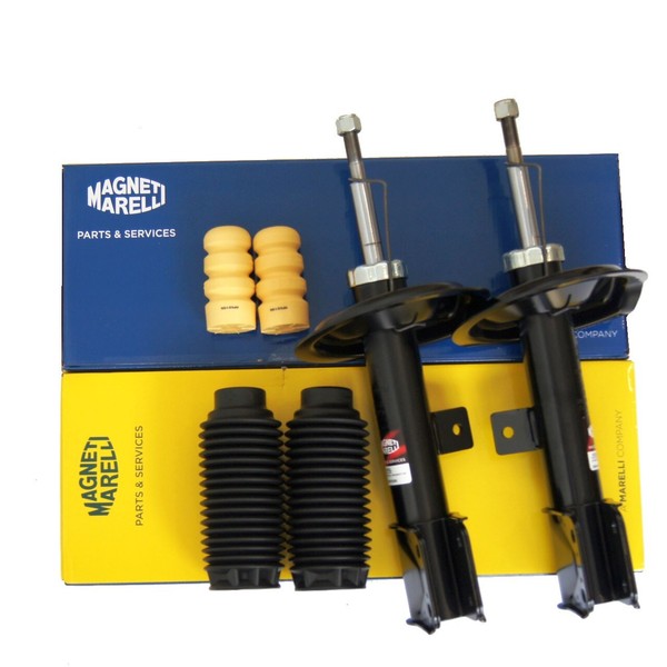 2X StoßDäMpfer Gasdruck Vorne + Staubschutzsatz FüR Citroen C4 Peugeot 307-image