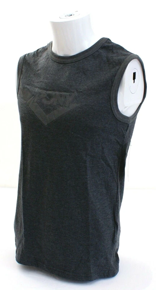 Camiseta sin mangas Pony Signature gris carbón para hombre nueva con etiquetas Foto 2 de 4