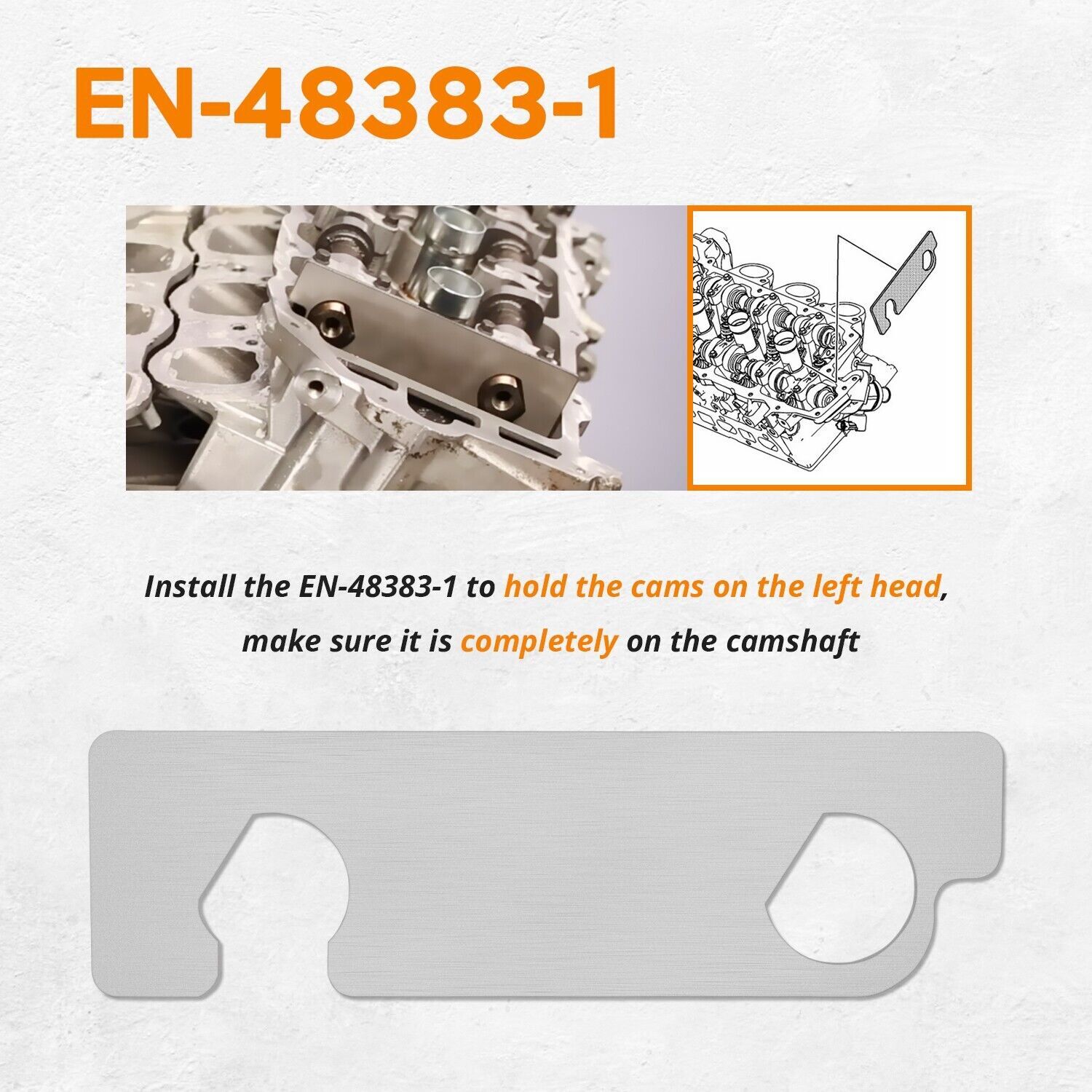 Engine Timing Camshaft Retaining Holding Tool Set EN48383 EN46105 for