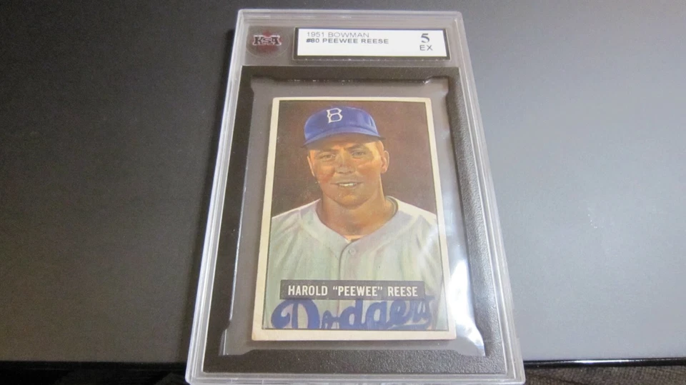 1951 Bowman Peewee Reese #80 KSA 5 - Image 2 of 4