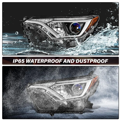 FITs 2016 2017 2018 Toyota Rav4 Headlights Halogen Headlamps Left&Right Pair DOT - Picture 14 of 18