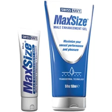 Swiss Navy Max Size Male Enhancement Penis Gel Cream - Choose Size