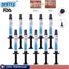 10X Dentex Dental Light Cure Flowable Composite Resin Medium Flow Shade A2 3g/Pc