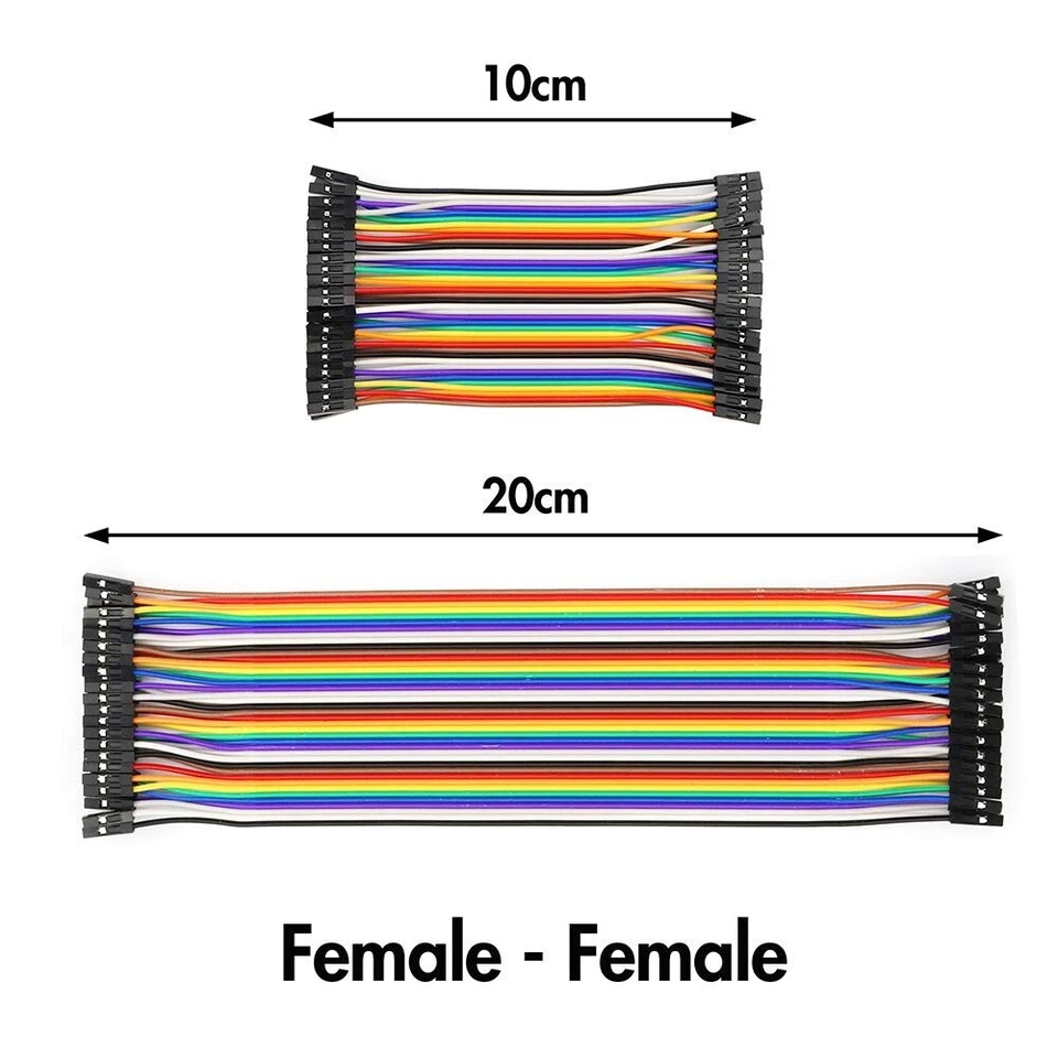 240 stk Jumper Kabel 10+20 cm 3er Set MM +MF + FF Wire Buchse Stecker Breadboard - Bild 3 von 4