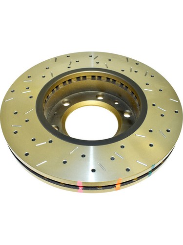 DBA 4000 Cross-Drilled Slotted Disc Brake Rotor (Single) 301.5mm (DBA42132XS) - Picture 3 of 12