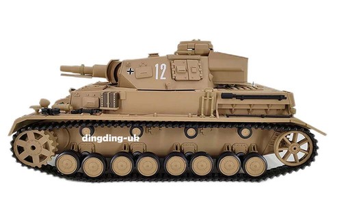 Heng long 1/16 RC Tank German DAK Panzer IV F-1 RTR BB & IR Battle 7.0v UK - Picture 3 of 8
