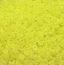 JOLLY STORE Crafts Yellow Glow in Dark Mini Pony Beads 1000pc Made in USA