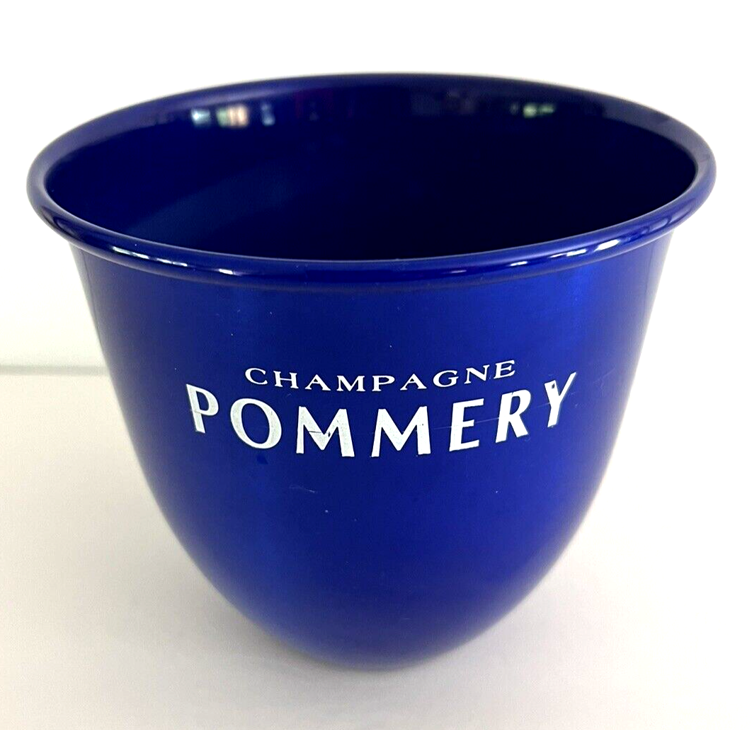 Vintage Aluminum Royal Blue Champagne Bucket Pommery Made in France eBay