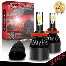 LED Headlight Kit Protekz Bulb 9003 H4 High Low 6000K CREE for 2016 Honda HR-V