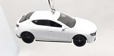 2019 Mazda3 White Christmas Ornament