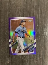 2021 Topps Chrome Update-Brett Honeywell Jr RC USC59-Purple Parallel
