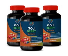 wolfberry - GOJI BERRY EXTRACT 300mg - eye supplements - 3 Bottles