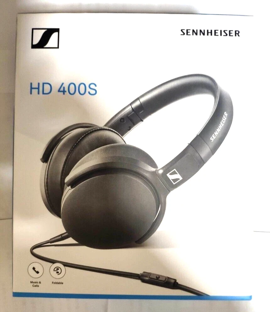 Sennheiser HD400S Folding Closed back Headphones NEW