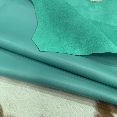 Lambskin Hide XL Arcadia Green Soft Premium Quality Leather 2 oz