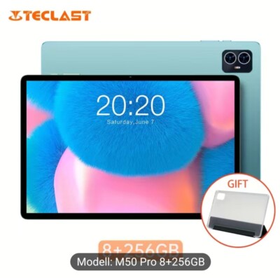 Tablet Telecast M50 Pro 10,1 Zoll 8+8gb RAM 256Gb Tablet ANDROID 13