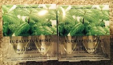 Bath Body Works Wallflowers Lot of 4 Plug In Refills EUCALYPTUS MINT
