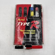 Ps-704 Type R 4-in-1 Car Strobe Light Kit 12v Working W Controller Covers