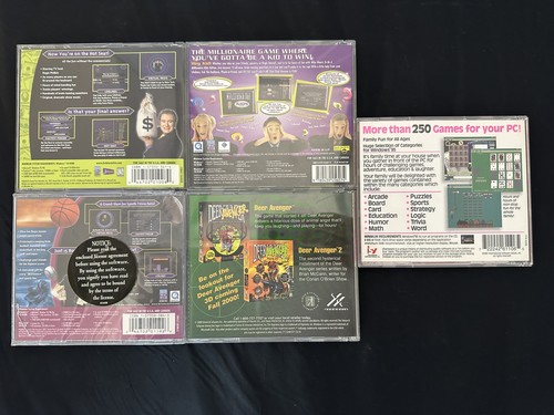 Lot Of 5 PC Games Who Wants To Be A Millionaire Kids Sports Tons Of Games - 第 3/5 張圖片