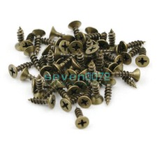 100PCS 2X6 2.5X8 3X10MM FLAT COUNTERSUNK HEAD SELF TAPPING SCREW PHILLIPS MINI