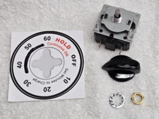 BATTERY CHARGER MECHANICAL TIMER 60 MINUTE W/HOLD & KNOB for SCHUMACHER & OTHERS