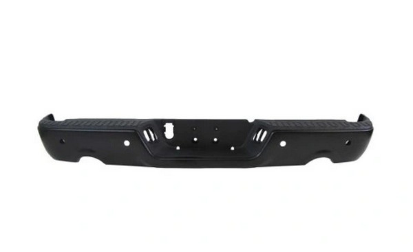 Rear Bumper For Dodge Ram 2009 - 2024 Black With PDC Sensor 2X EXHAUST