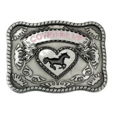 Cowgirl Belt Buckle Western Cowboy Native American CGL-04 