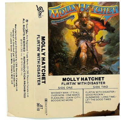 Cassette Molly Hatchet Flirtin With Disaster 1979 Epic Records JET 36110