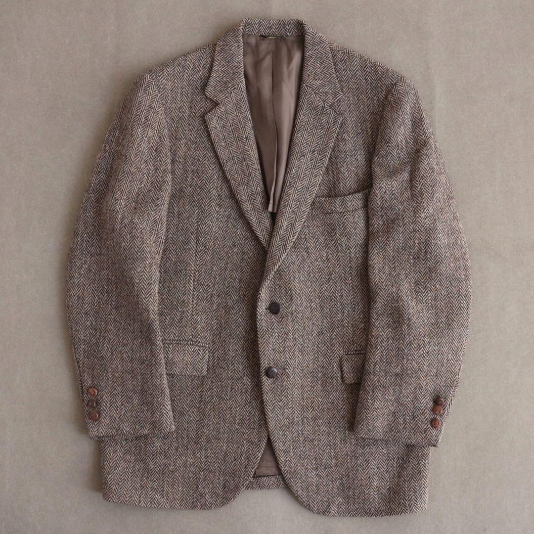 70S Usa Harris Tweed Tailored Jacket Vintage Men's #EB ZCB 70S Usa Harris Tweed Tailored Jacket Vintage Men's #EB ZCB