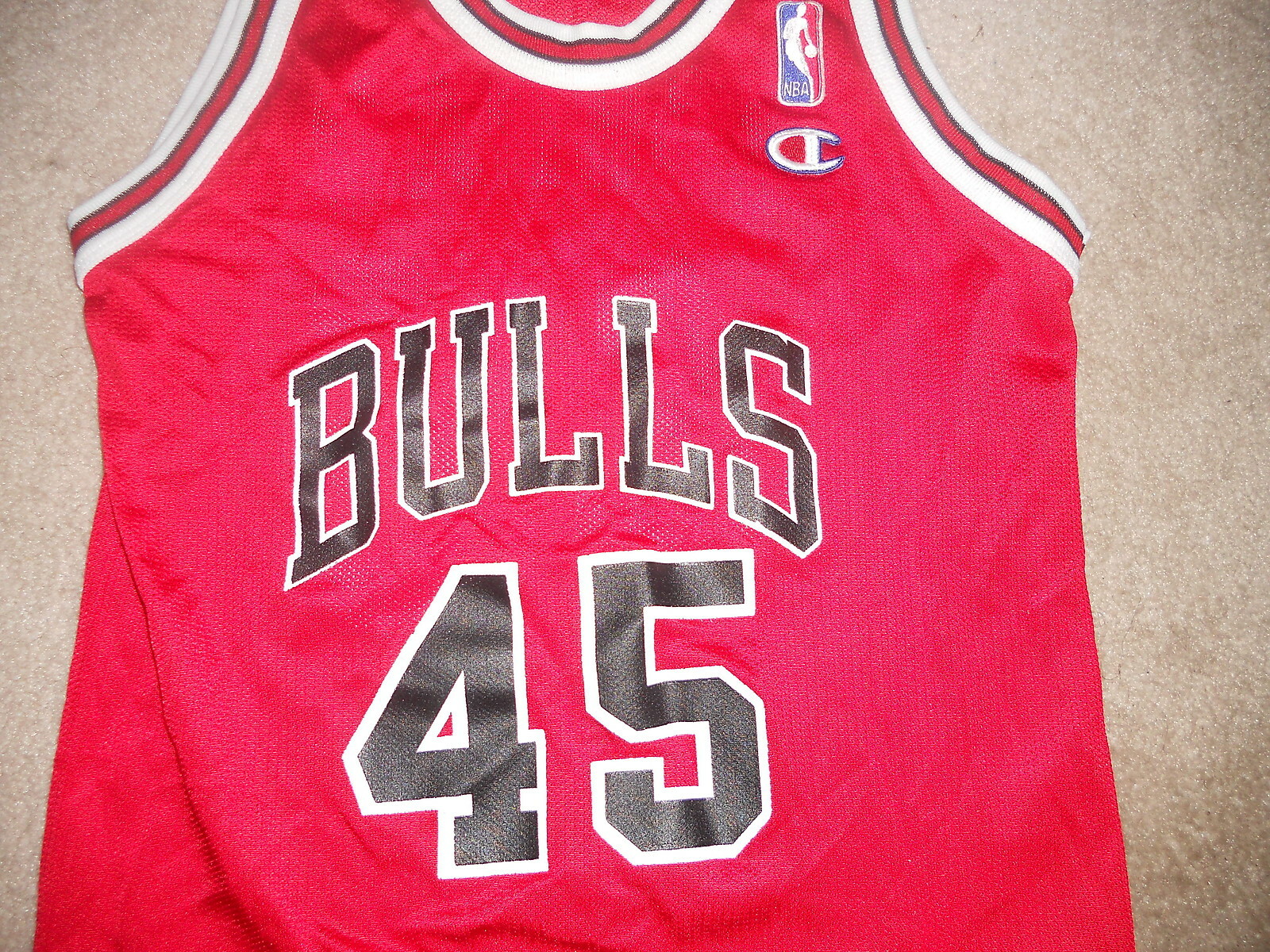 Chicago Bulls Basketball Jersey 45 Michael Jordan Champion Youth