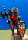 Playmobil Orange Falcon Knight Viking Soldier Castle Vintage Custom