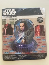 Kit de decoración de fiesta Star Wars decoraciones de cumpleaños centro de mesa Rey sable de luz