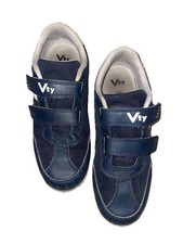 Schuhe Vty Klettverschluss Gr.36 Dunkel Blau