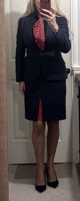 Ozwald Boateng Damen Cabin Crew Blazer Größe 6S