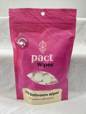 PACT Outdoors Wipes 100x Compressed Toilet Wipes Outdoors Bathroom Biodegradable