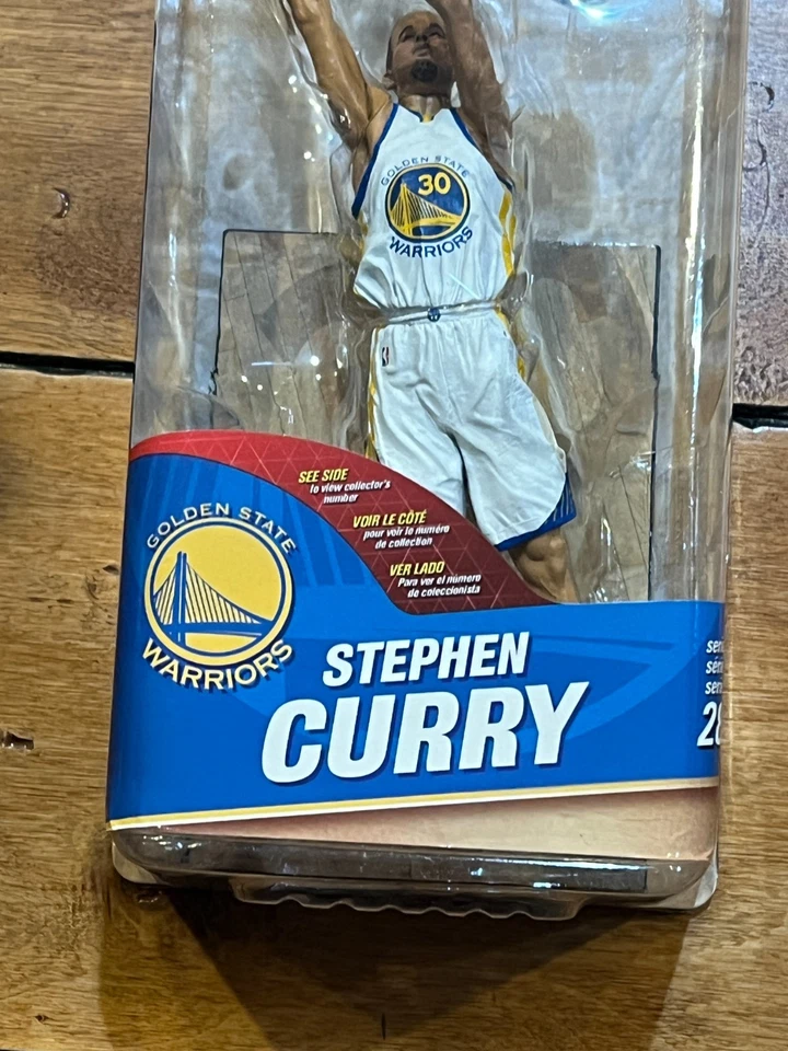 NBA 系列 28 Stephen Steph Curry MCFARLANE 未流通白色 — 第 2/4 张图片