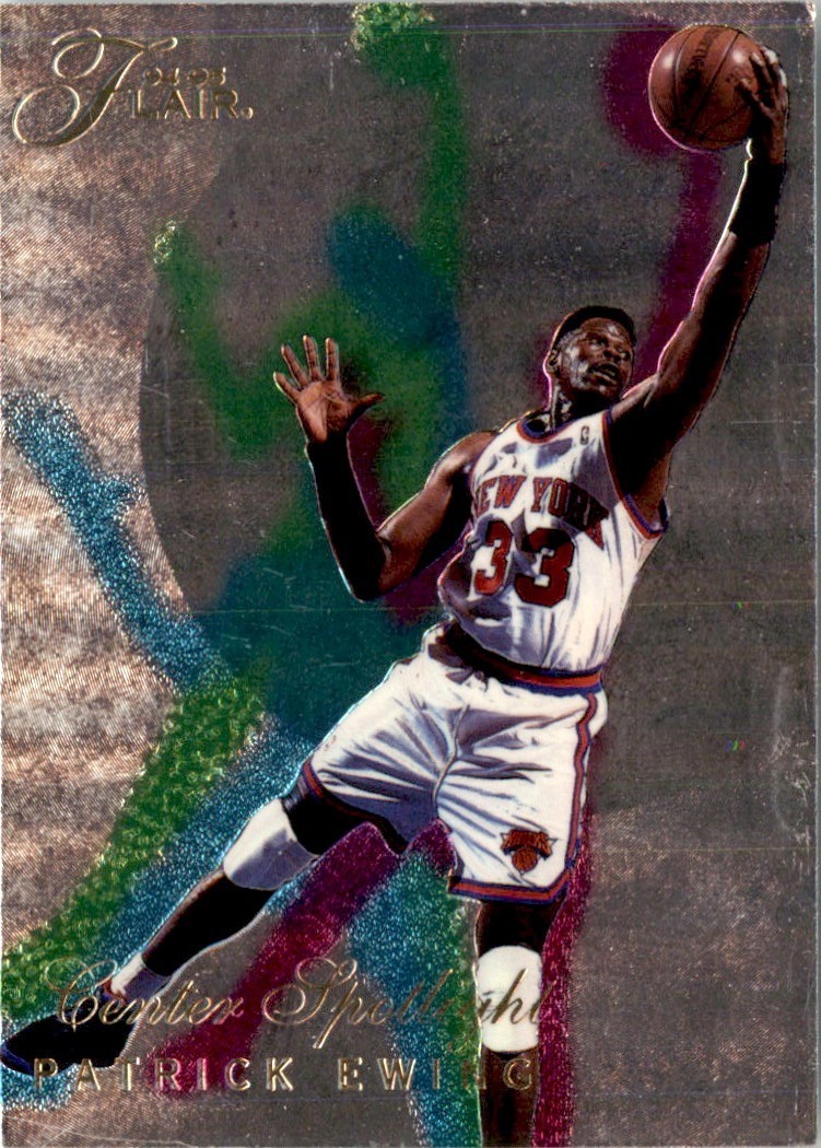 1994-95 Flair Center Spotlight Patrick Ewing New York Knicks #1