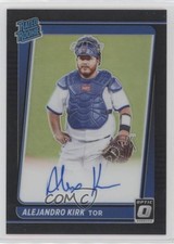 2021 Panini Donruss Optic Black Prizm 18/50 Alejandro Kirk #RRS-AK Auto qe7