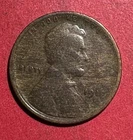 1910S US LINCOLN Cent! "San Francisco" Mint! VG Details! Lower Mintage!